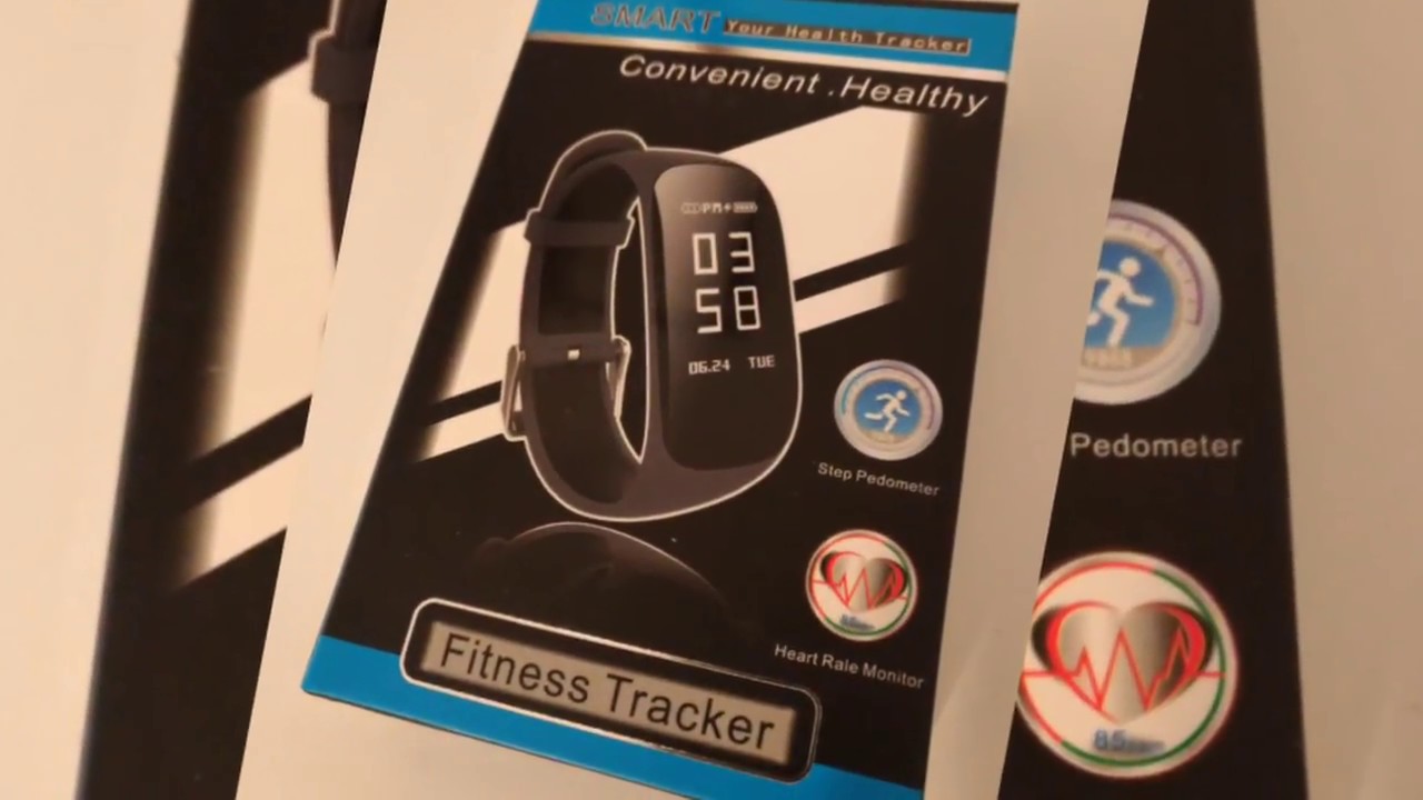 elink oled fitness tracker with heart rate monitoring