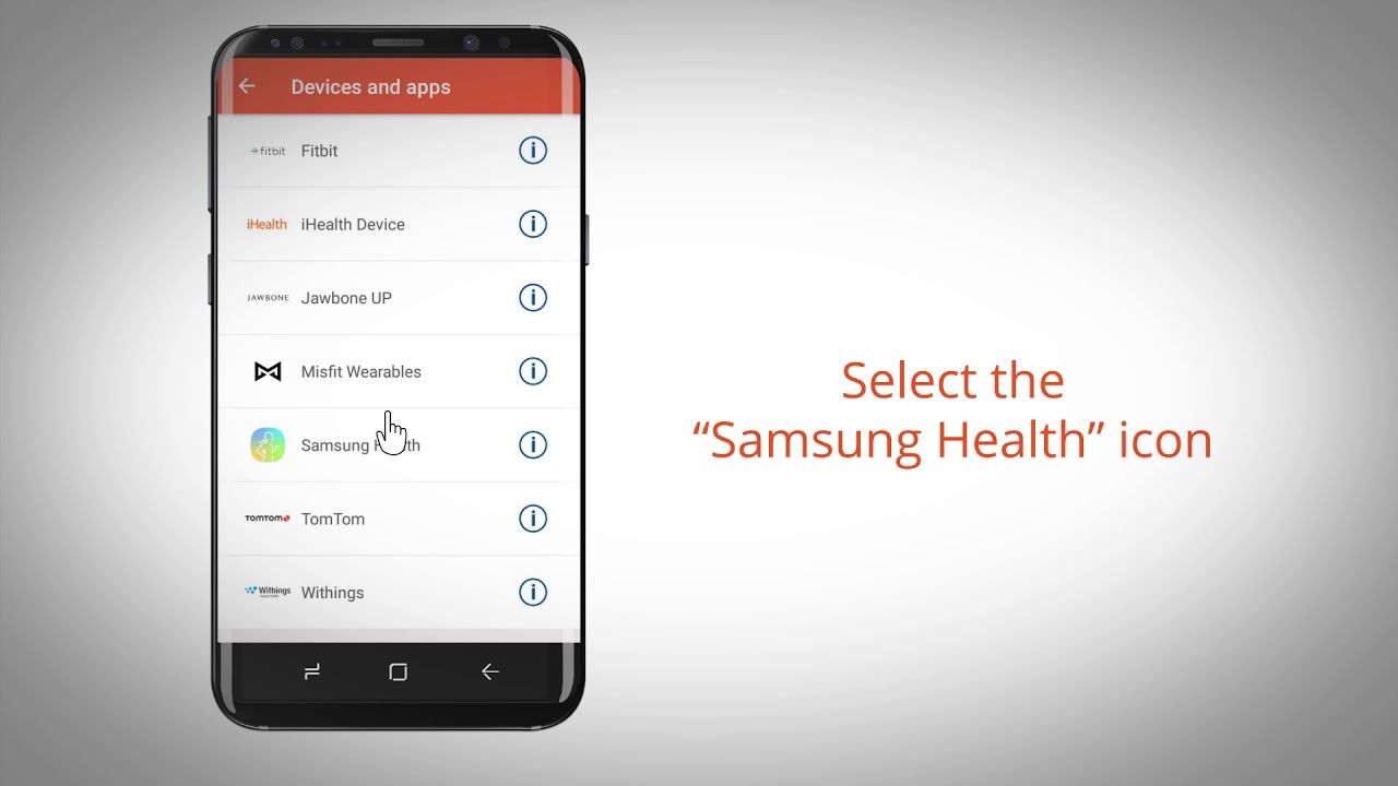 samsung health trackers
