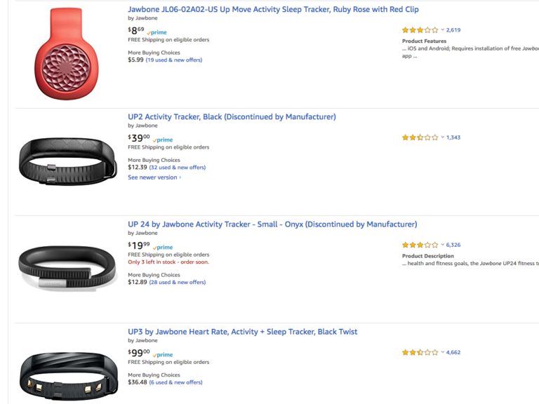 fitness tracker target