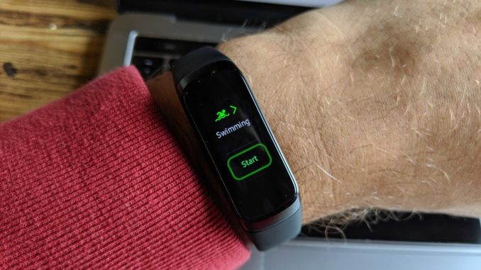 samsung swim tracker