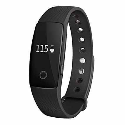 How To Pair Id107 Bluetooth Smart Fitness Activity Tracker Heart Rate ...