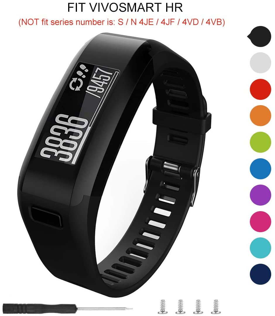 garmin hr vivosmart band