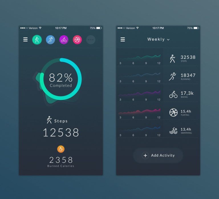 Best Fitness Tracker Interface - Wearable Fitness Trackers