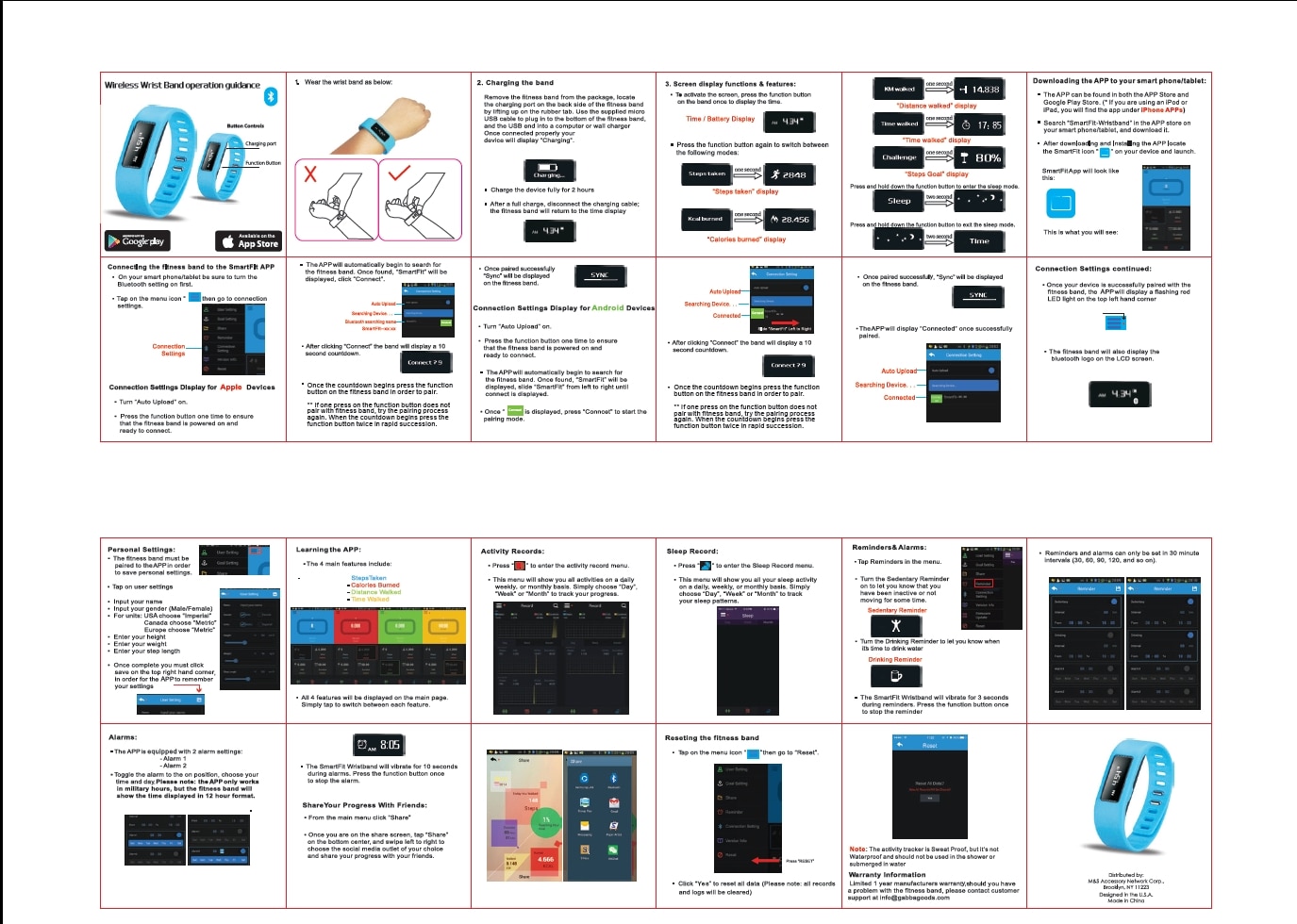 Justice Fitness Tracker Setup Wearable Fitness Trackers