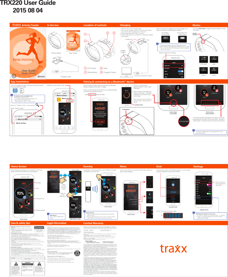 Tracker The Traxx Activity Fitness Change How Time To