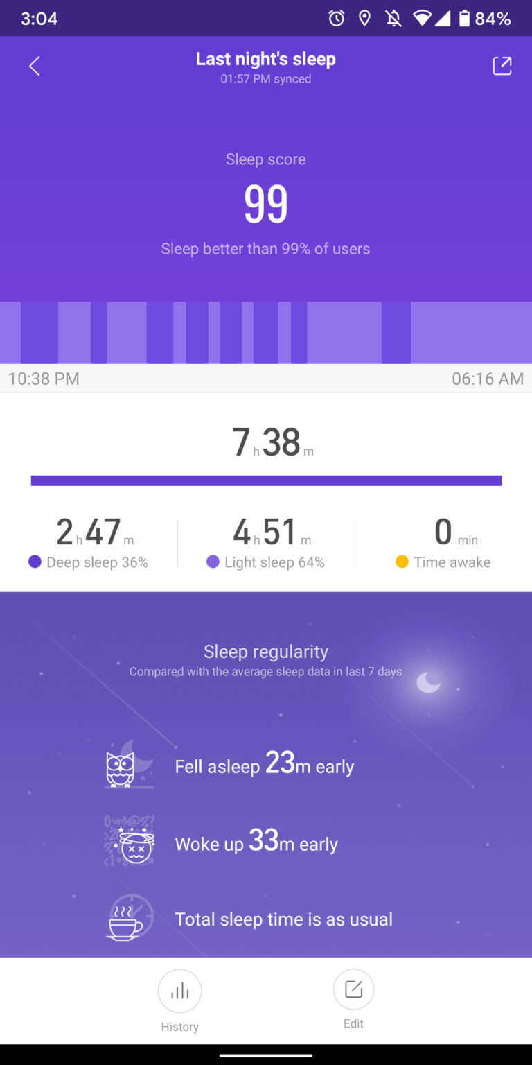 xiaomi sleep tracker
