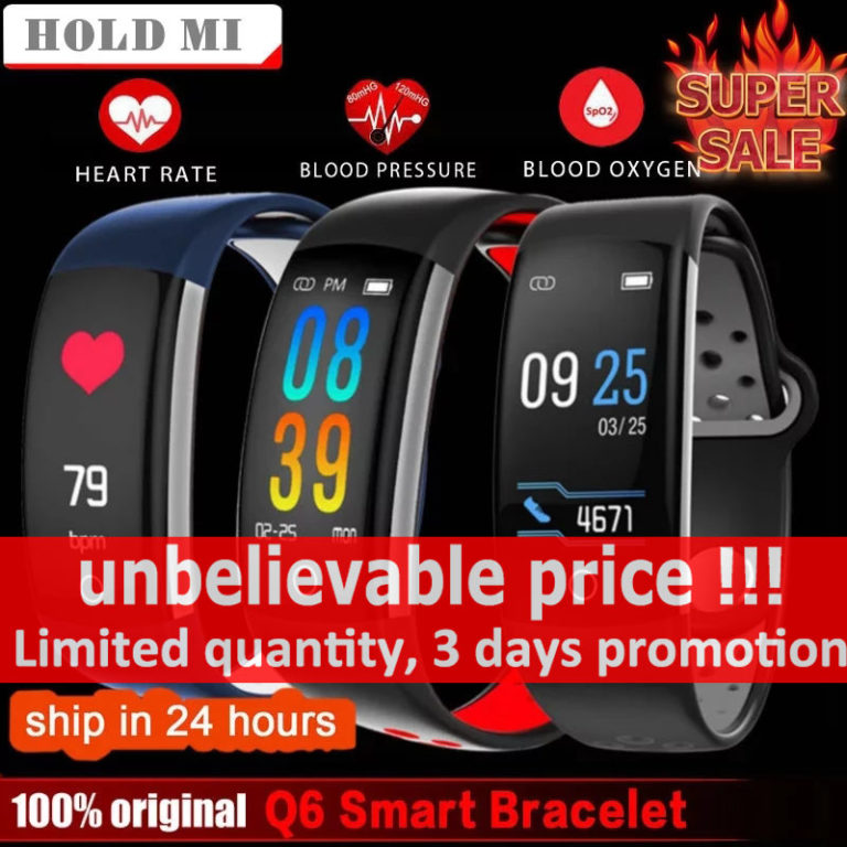 Q6 Smart Fitness Tracker Manual Wearable Fitness Trackers