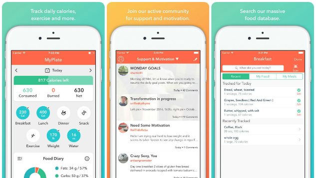 Fitness And Food Tracker App