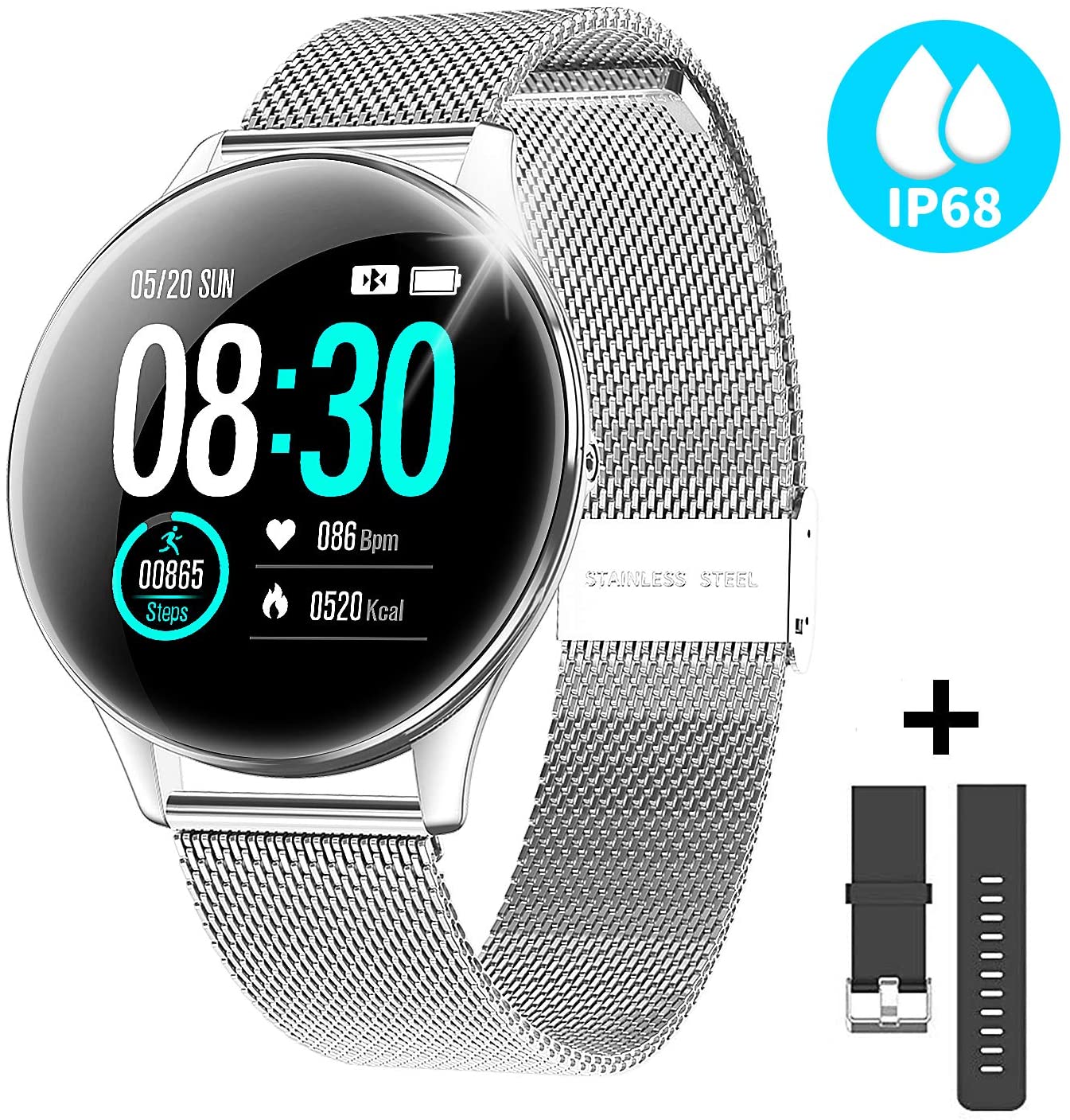 Ip68 Fitness Tracker Wearable Fitness Trackers