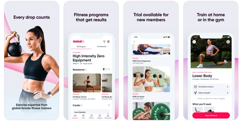 What is the most used fitness app?