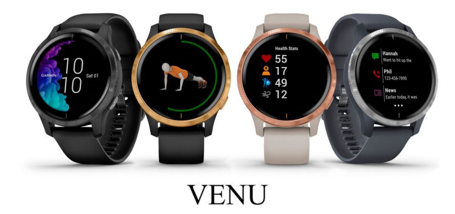 Garmin Venu Smartwatches - Your ultimate fitness and lifestyle companion.